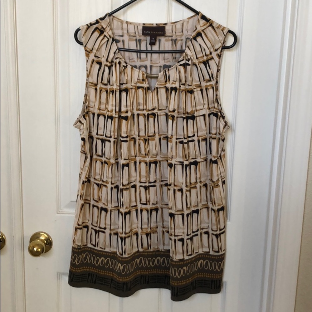 Dana Buchman sleeveless blouse